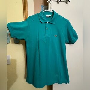Lacoste men’s classic fit blue polo shirt.Sz: small